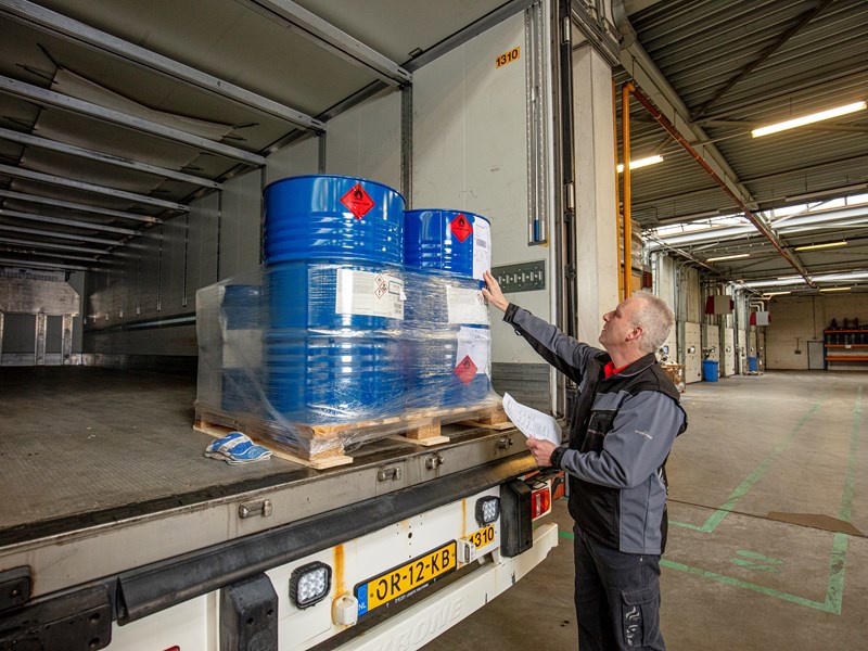 Höchste Sicherheit dank speziell ausgestatteter LKW und Umschlagplätze